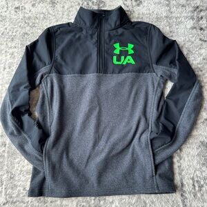 Under Armour 1/4 zip fleece - size boys Large